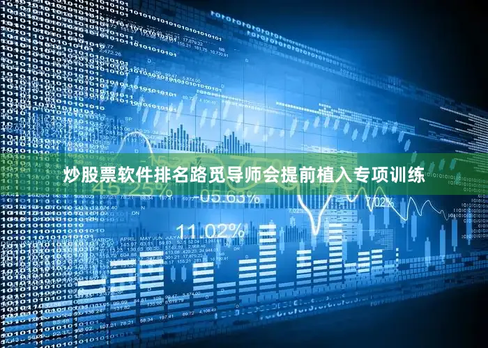炒股票软件排名路觅导师会提前植入专项训练